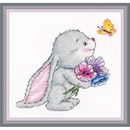 click here to view larger image of Bunny (counted cross stitch kit)