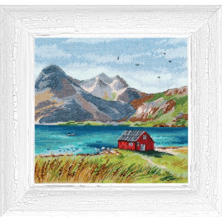 click here to view larger image of Lofoten Islands (counted cross stitch kit)