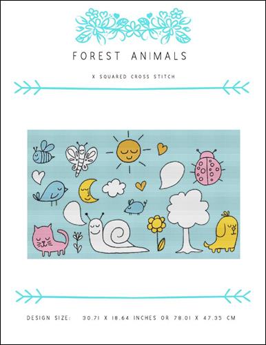 click here to view larger image of Forest Animals (chart)