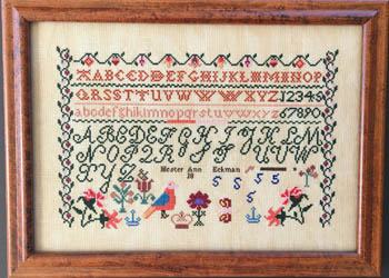 click here to view larger image of Hester Ann Eckman c.1835 (chart)