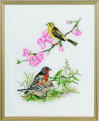 click here to view larger image of Birds (counted cross stitch kit)