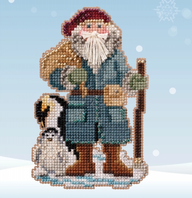 click here to view larger image of Antarctic Santas - Penguin Santa  (2020)  (counted cross stitch kit)