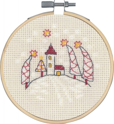 click here to view larger image of Church (counted cross stitch kit)