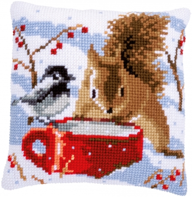 click here to view larger image of Squirrel and Tit (counted canvas kit)