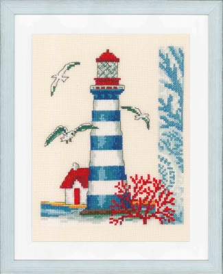 click here to view larger image of Lighthouse (counted cross stitch kit)