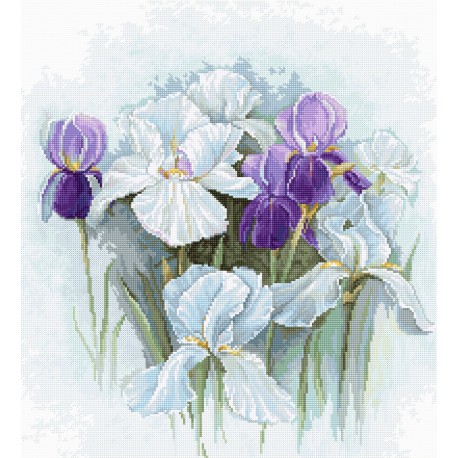 click here to view larger image of Iris (counted cross stitch kit)