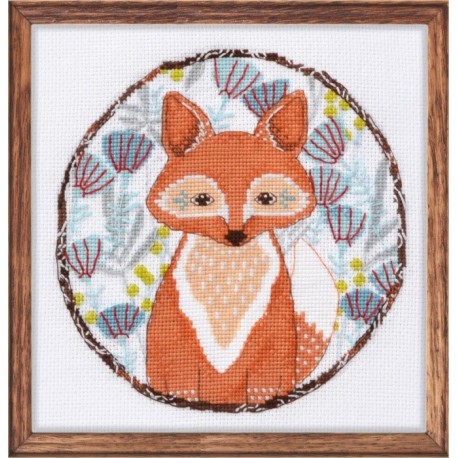 click here to view larger image of Little Fox (counted cross stitch kit)