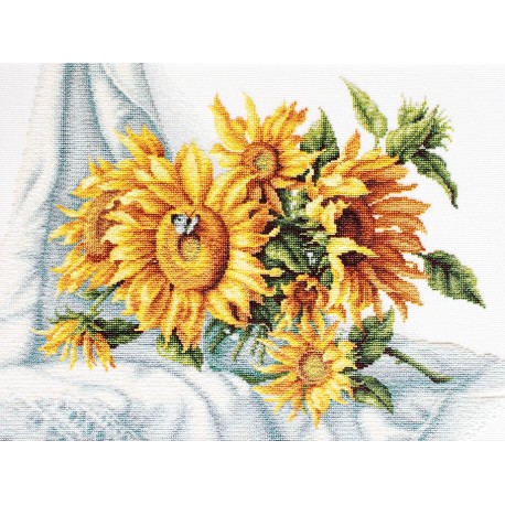 click here to view larger image of Sunflowers (counted cross stitch kit)