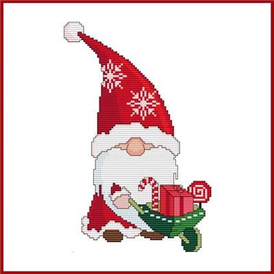 click here to view larger image of Santa Gnome Wheelbarrow (chart)