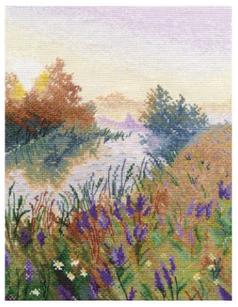 click here to view larger image of Foggy Morning (counted cross stitch kit)