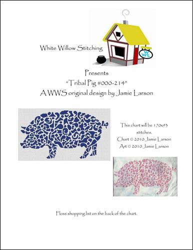 click here to view larger image of Tribal Pig (chart)