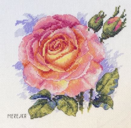 click here to view larger image of Rose (counted cross stitch kit)