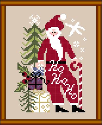 click here to view larger image of Ho Ho Ho Santa (chart)