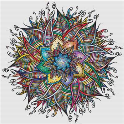 click here to view larger image of Prismatic Chromatic Mandala (chart)