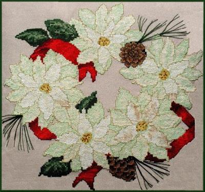 click here to view larger image of Poinsettia Wreath (chart)