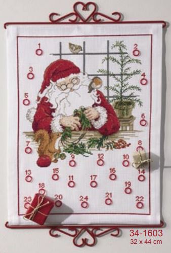 click here to view larger image of Santa Claus (counted cross stitch kit)