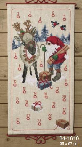 click here to view larger image of Santa Claus (counted cross stitch kit)