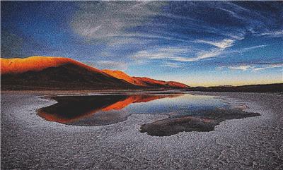 click here to view larger image of Salt Lake in the Andes (chart)