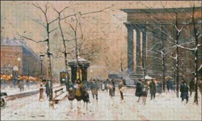 click here to view larger image of Galien-Laloue - La Madeleine Sous La Neige (chart)