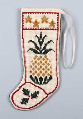 click here to view larger image of Pineapple Stocking Ornament (counted cross stitch kit)