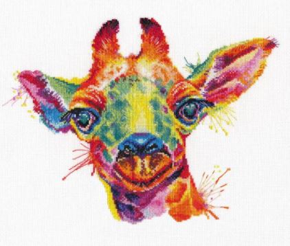 click here to view larger image of Giraffe (counted cross stitch kit)