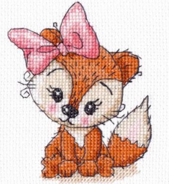 click here to view larger image of Little Fox (counted cross stitch kit)