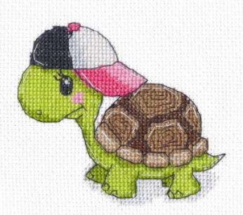 click here to view larger image of Little Turtle (counted cross stitch kit)