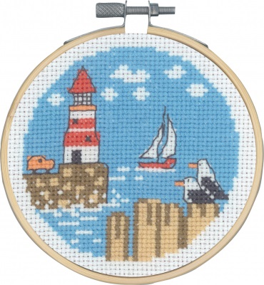 click here to view larger image of Lighthouse (counted cross stitch kit)