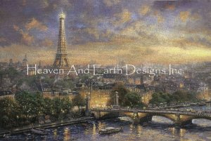 click here to view larger image of Paris City of Love/Mini - Thomas Kinkade (chart)