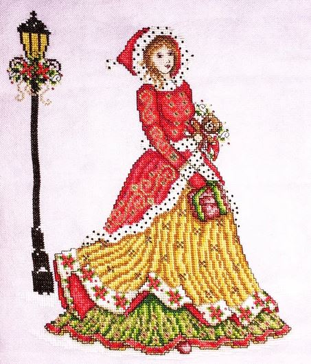 click here to view larger image of Victorian Christmas Lady (chart)