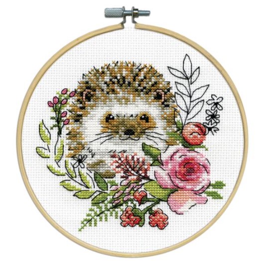 click here to view larger image of Hedgehog (counted cross stitch kit)