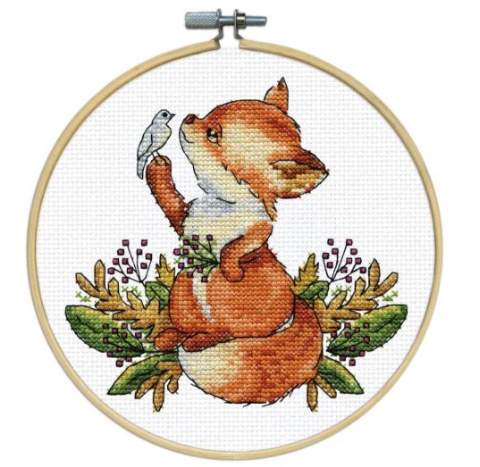 click here to view larger image of Fox (counted cross stitch kit)