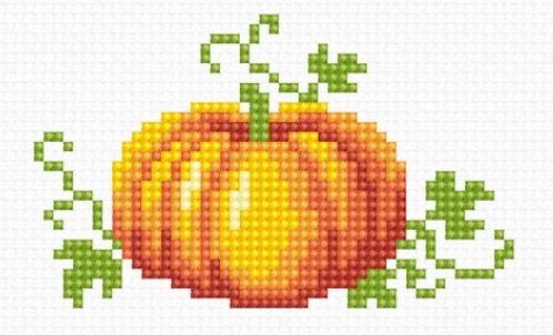 click here to view larger image of Pumpkin (counted cross stitch kit)