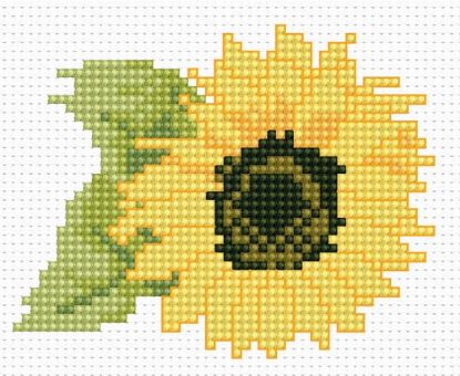 click here to view larger image of Sunflower (counted cross stitch kit)