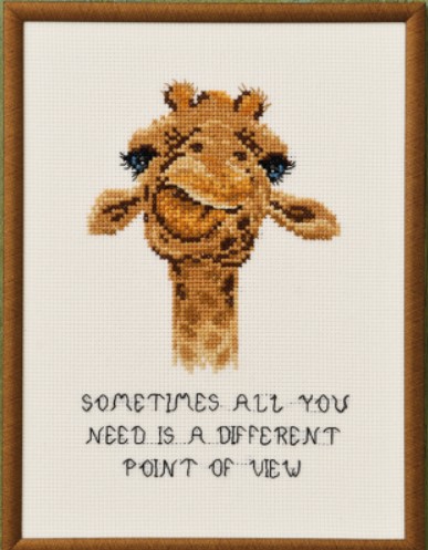 click here to view larger image of Giraffe (counted cross stitch kit)