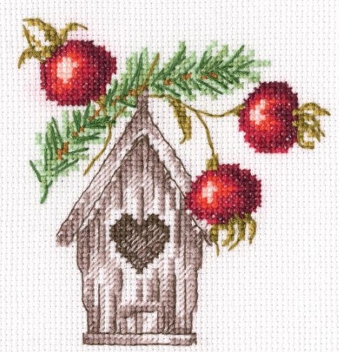 click here to view larger image of Nesting Box (counted cross stitch kit)