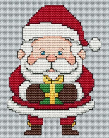 click here to view larger image of Little Santa (chart)