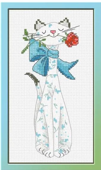 click here to view larger image of With Love (counted cross stitch kit)