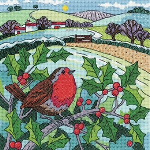 click here to view larger image of Winter Landscape (counted cross stitch kit)