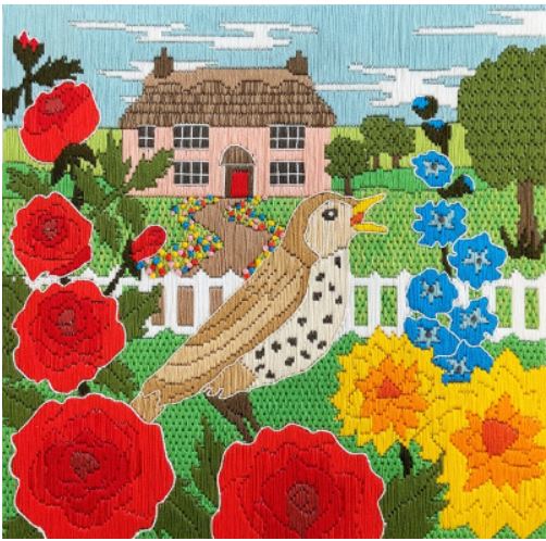 click here to view larger image of Cottage Garden (counted cross stitch kit)