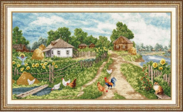 click here to view larger image of Village (counted cross stitch kit)