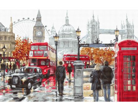 click here to view larger image of London (counted cross stitch kit)