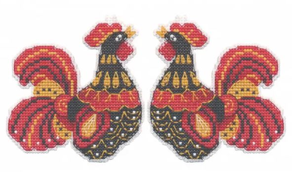 click here to view larger image of Rooster (counted cross stitch kit)