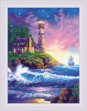 click here to view larger image of Lighthouse (counted cross stitch kit)