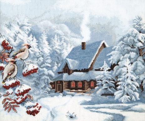 click here to view larger image of Frosty Evening (counted cross stitch kit)