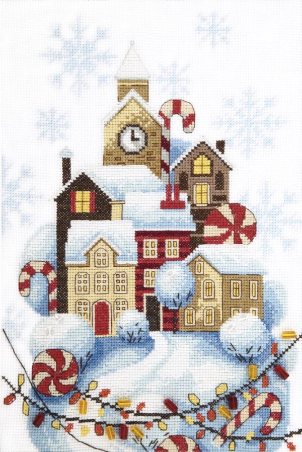 click here to view larger image of Gingerbread House (counted cross stitch kit)