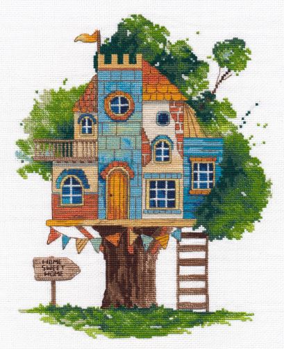 click here to view larger image of Home Sweet Home (counted cross stitch kit)