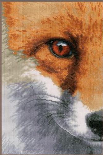 click here to view larger image of Fox (counted cross stitch kit)