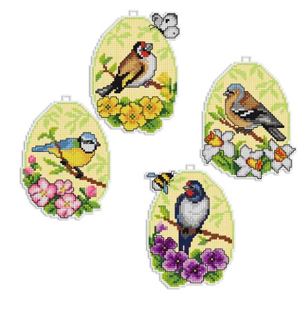 click here to view larger image of Birds (counted cross stitch kit)