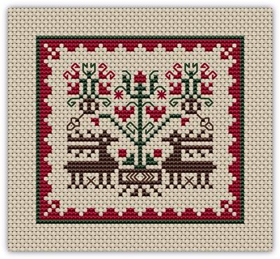 click here to view larger image of Christmas Reindeer  (chart)